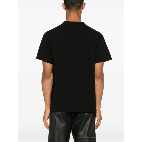 Saint Mxxxxxx Men Logo Cotton T-Shirt - Picture 3 of 5